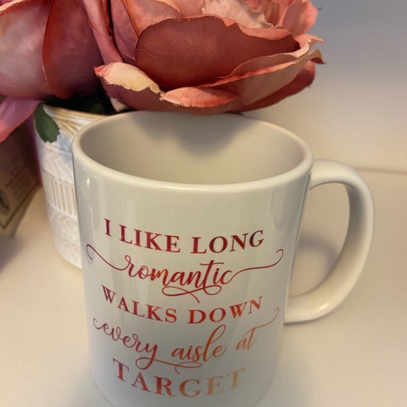 Ceramic coffee mug “I Enjoy Long Walks Down the Aisle at Target” - Picture 2 of 2